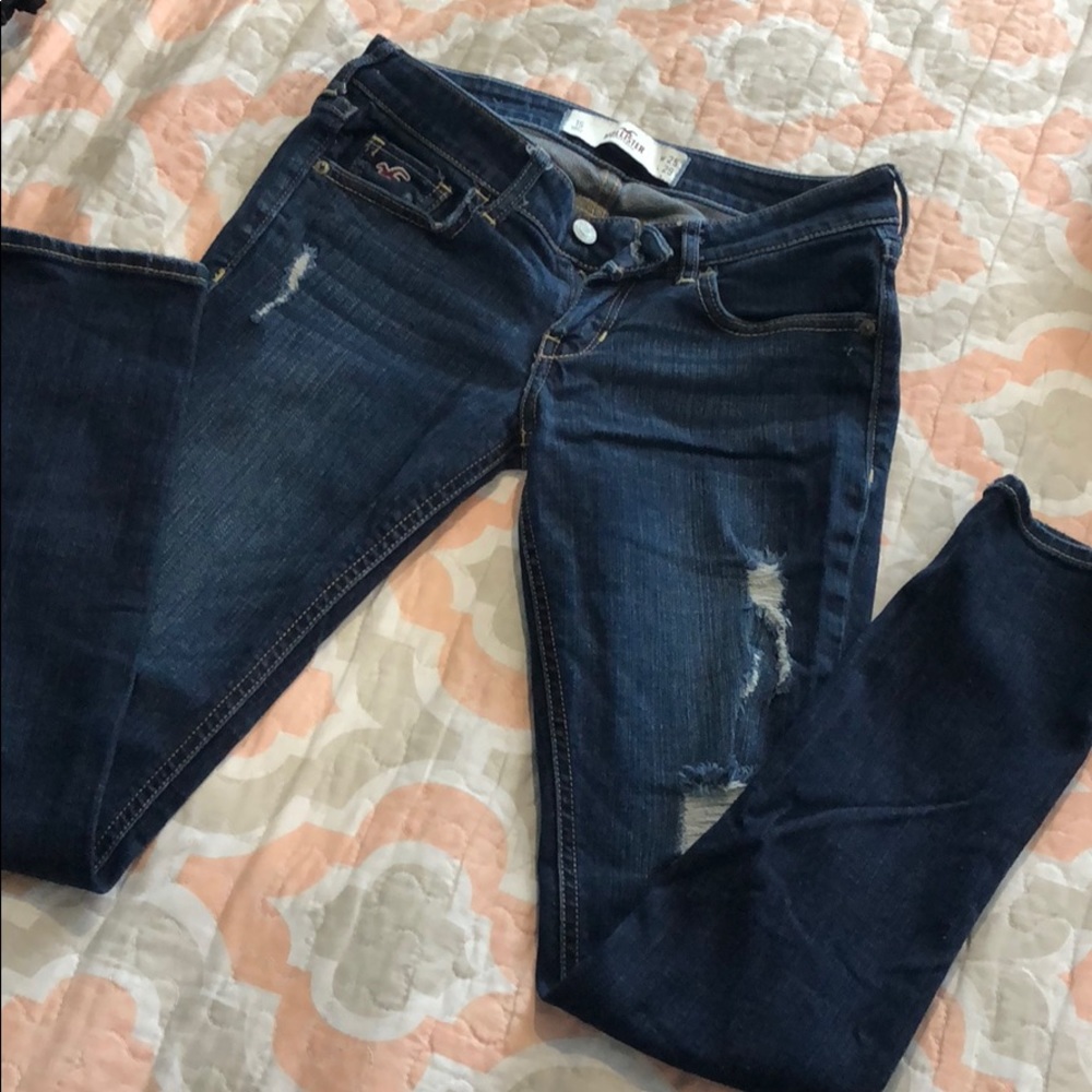 Dark blue Hollister jeans